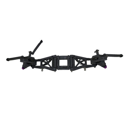 HPI RS4 Nitro 1/10 front A arms, knuckles, hinge pin, links, wheel nuts