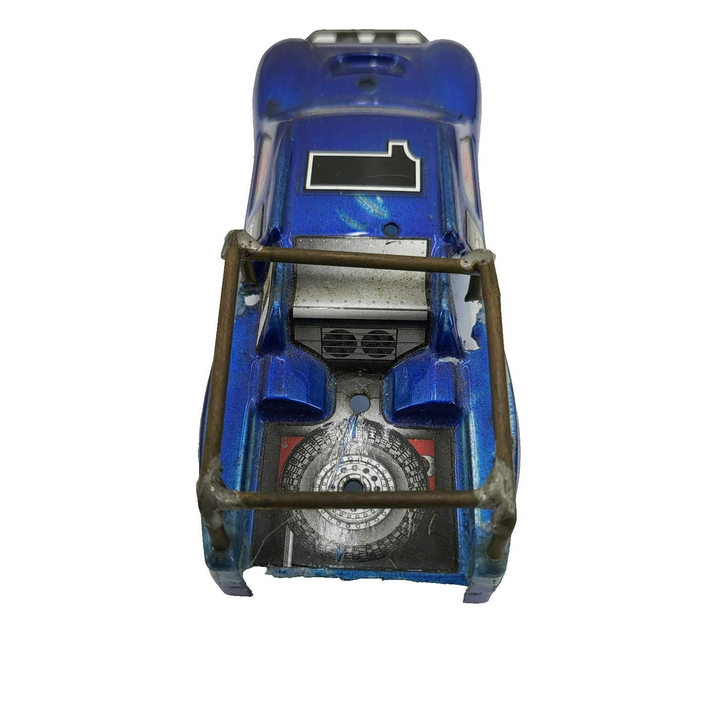 Losi 1/36th scale desert truck body, modified and cut