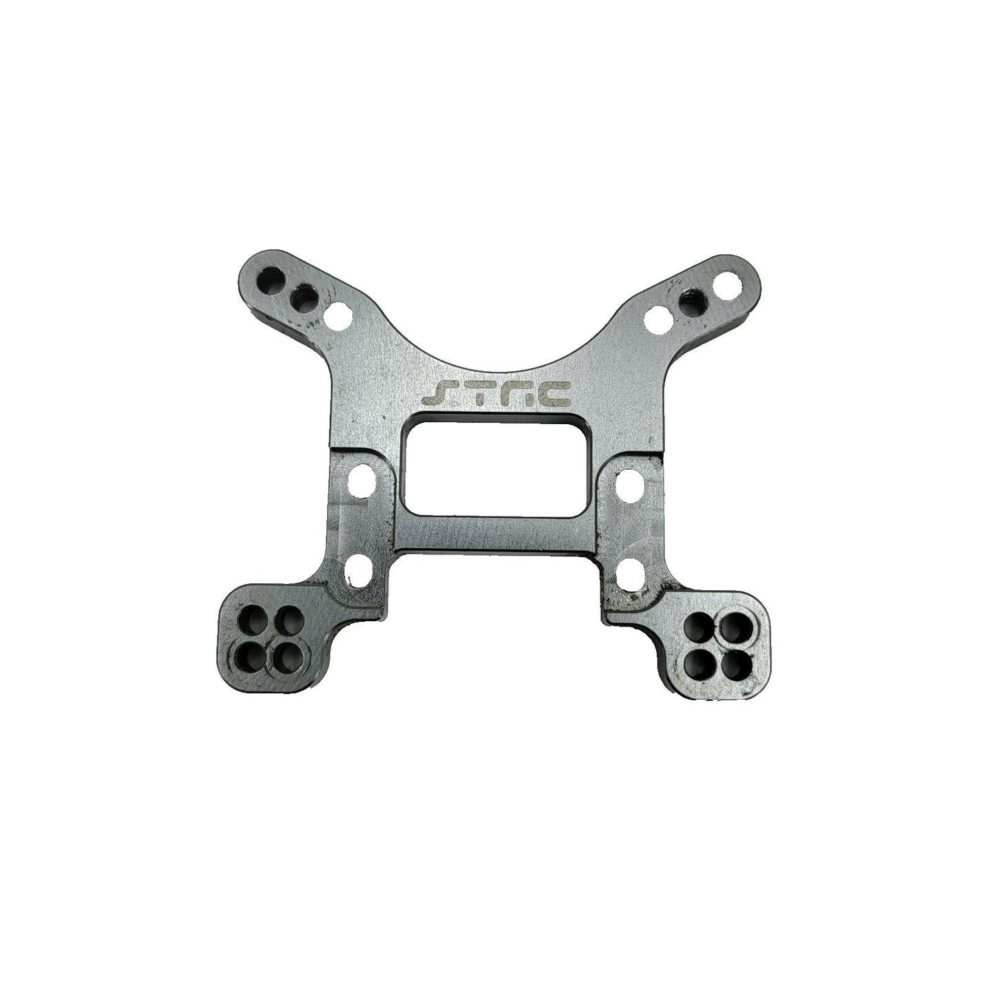 Axial EXO Terra aluminum front shock tower  STRC silver