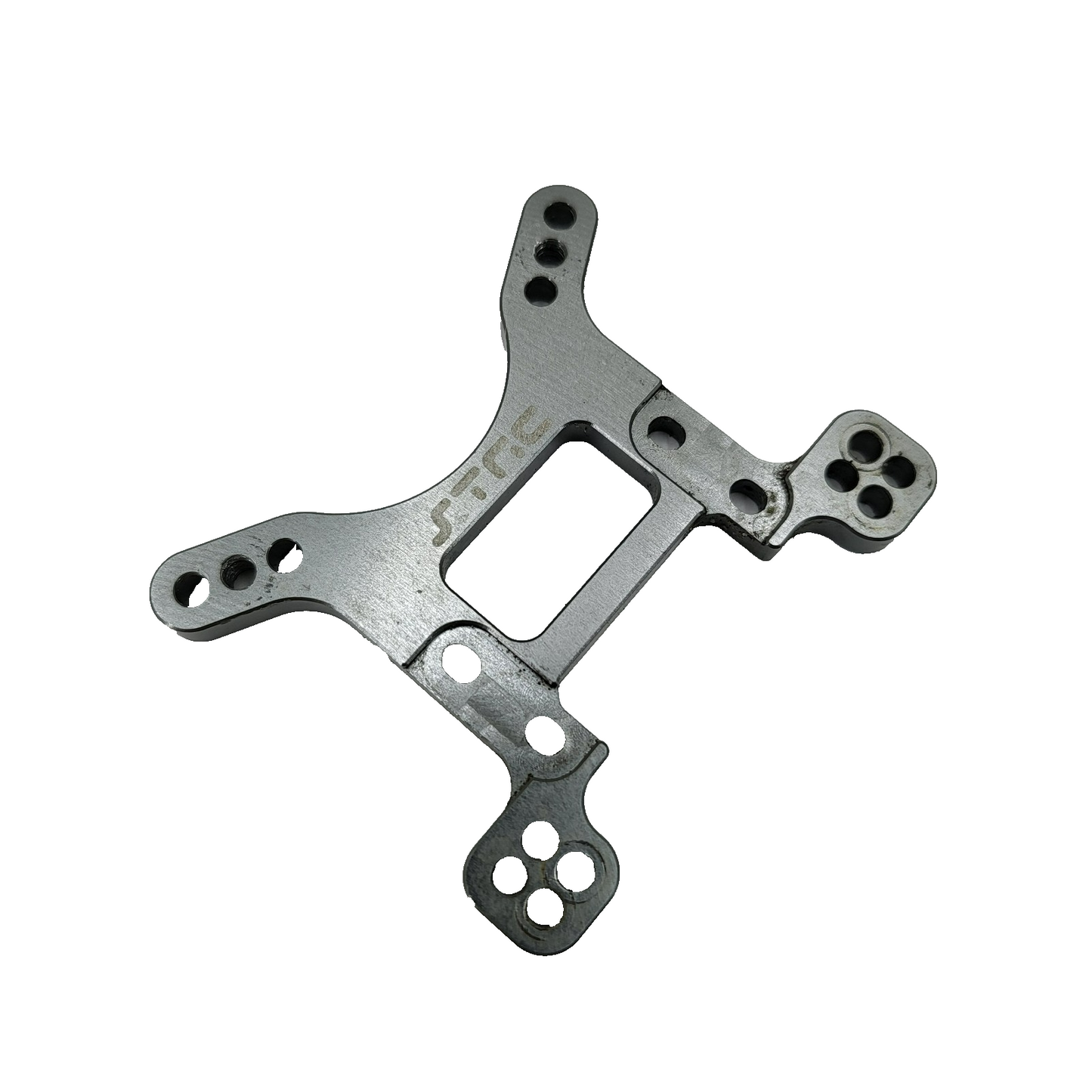 Axial EXO Terra aluminum front shock tower  STRC silver