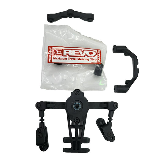 Traxxas Revo bell crank, steering linkage, mounts, new without package