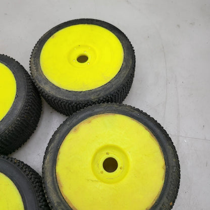 VP-Pro strike evo tires on 1/8 yellow buggy wheels, 17mm