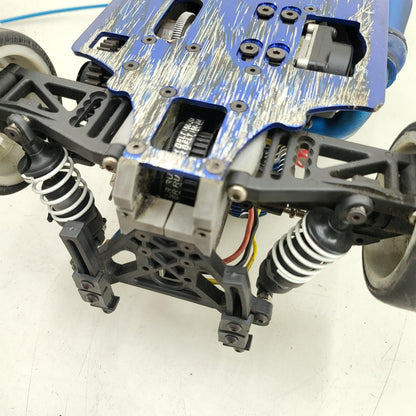 Traxxas vintage nitro 4-Tec, untested, rolls freely, blue