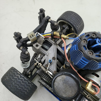 Traxxas vintage nitro 4-Tec, untested, rolls freely, red