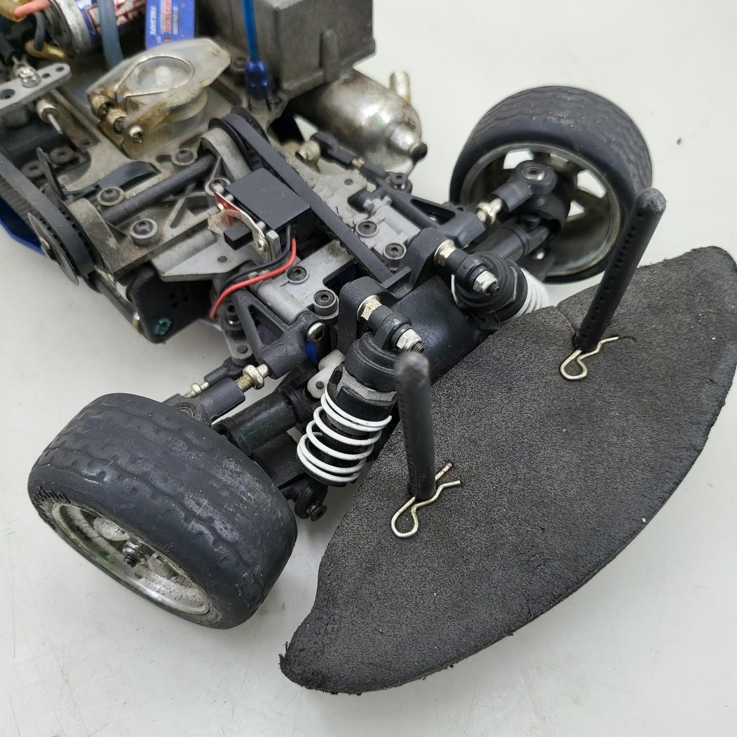 Traxxas vintage nitro 4-Tec, untested, rolls freely, red