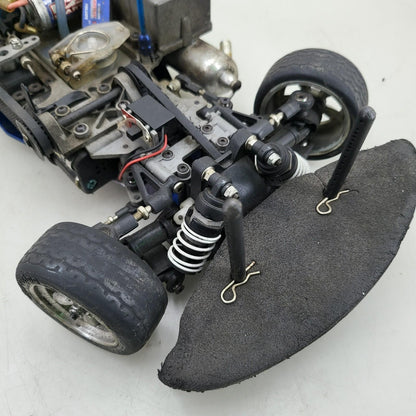 Traxxas vintage nitro 4-Tec, untested, rolls freely, red