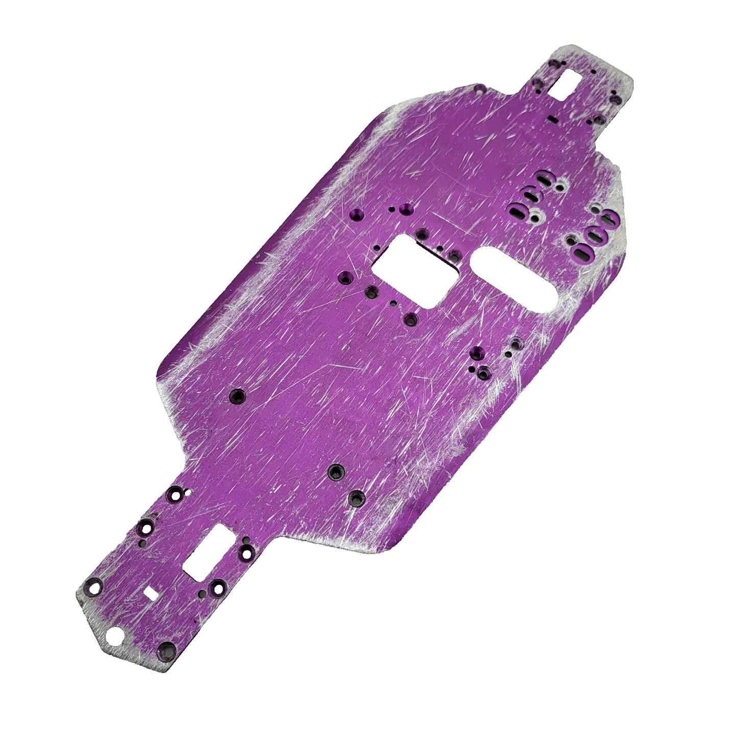 HPI RS4 3 nitro purple aluminum chassis plate