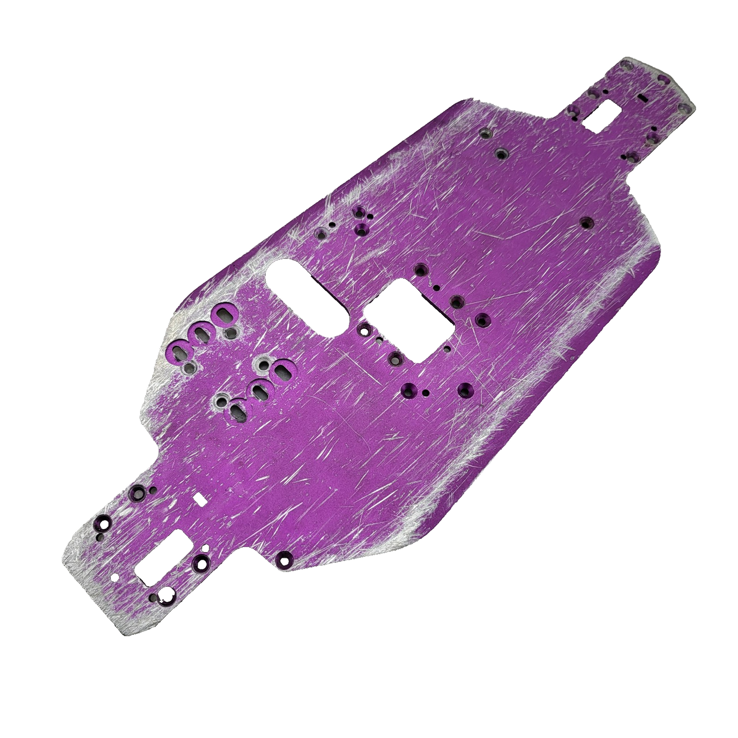 HPI RS4 3 nitro purple aluminum chassis plate