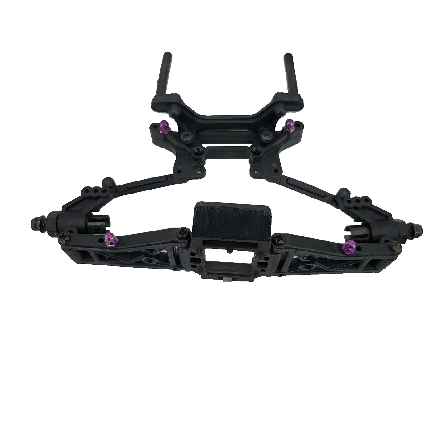 HPI RS4 3 nitro rear suspension clip w/ tower, links, posts, arms, knuckles, etc