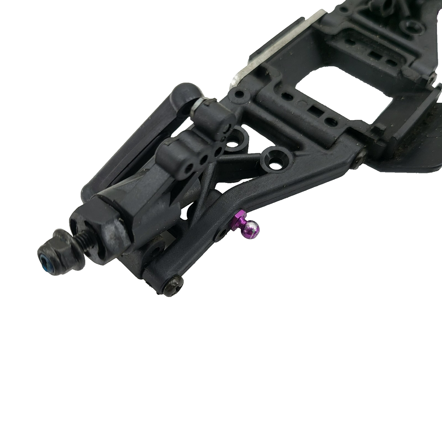 HPI RS4 3 nitro rear a-arms, knuckles, shock mounts, cups, hexes, nuts