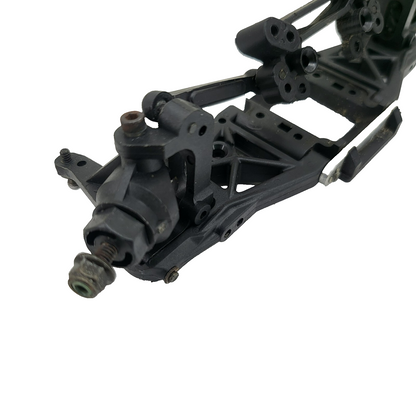 HPI RS4 3 nitro front steering clip, a-arms, shock tower, knuckles, hexes