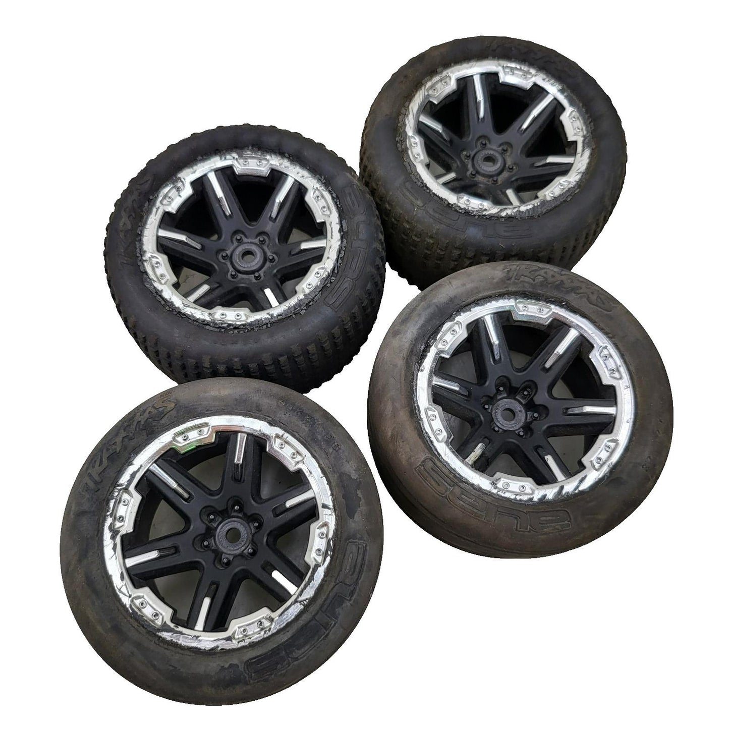 Traxxas Rustler 1/10 RTX wheels on Alias tires