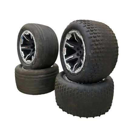 Traxxas Rustler 1/10 RTX wheels on Alias tires
