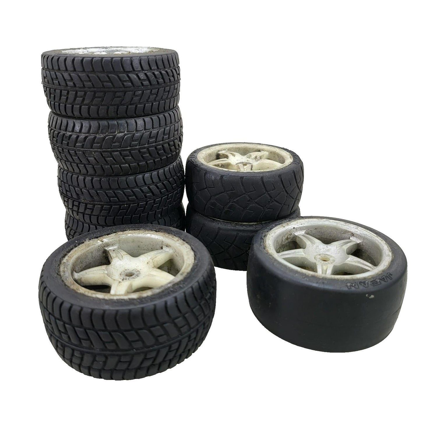 HPI various wheels with 3 different tire compounds, 1/10th scale x8 total read