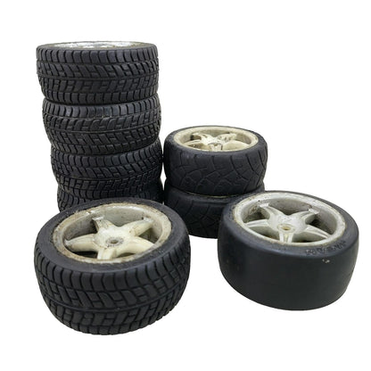 HPI various wheels with 3 different tire compounds, 1/10th scale x8 total read