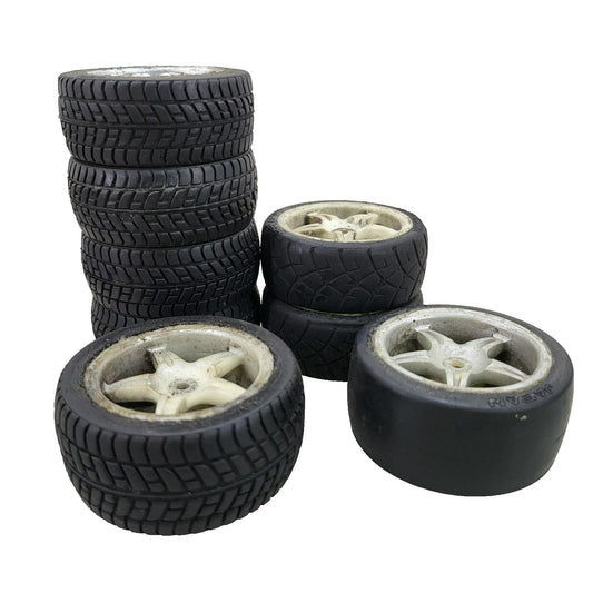 HPI various wheels with 3 different tire compounds, 1/10th scale x8 total read