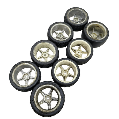 HPI various wheels with 3 different tire compounds, 1/10th scale x8 total read