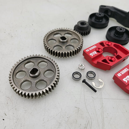 ARRMA Kraton 49 series motor plate x2, pinion, trans gears, bearings, etc