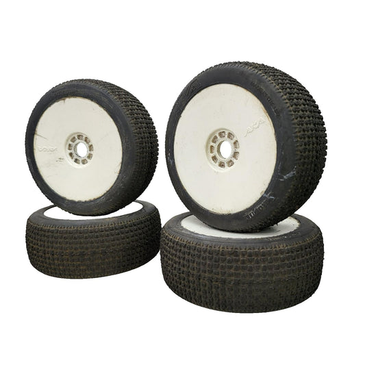 AKA 1/8th white buggy wheels on AKA Catapult tires