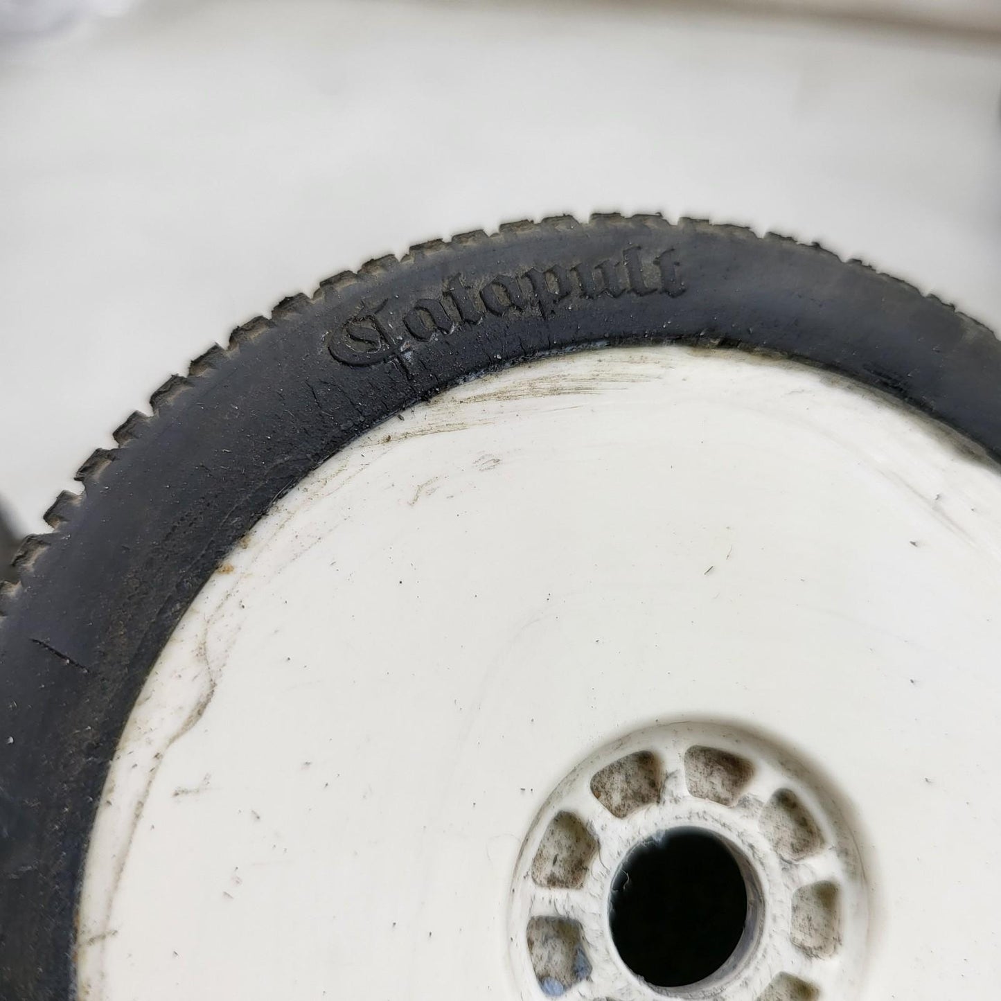 AKA 1/8th white buggy wheels on AKA Catapult tires