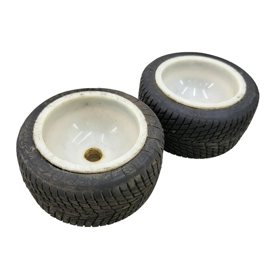 Pro-line road rage tires on white concave buggy wheels x2 1.5 x 3.45