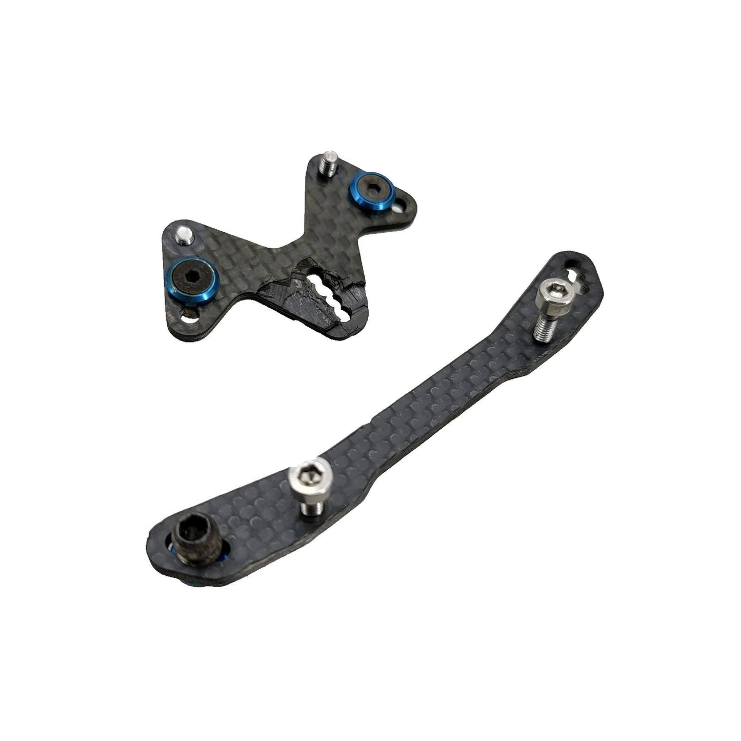 Front and rear carbon fiber shock towers, 1/10, 1/08? Kyosho , mugen ?