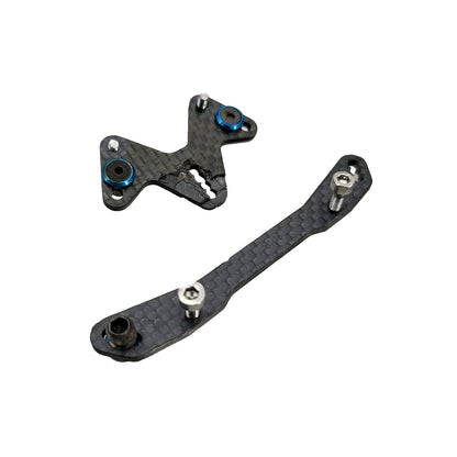 Front and rear carbon fiber shock towers, 1/10, 1/08? Kyosho , mugen ?
