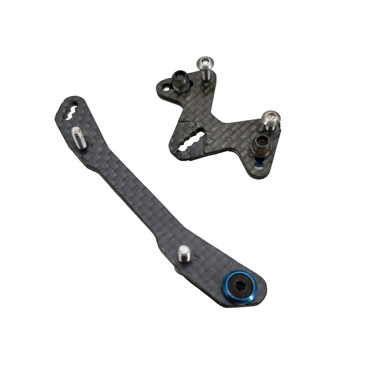 Front and rear carbon fiber shock towers, 1/10, 1/08? Kyosho , mugen ?