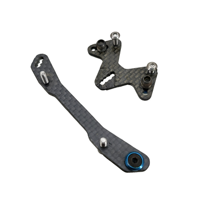 Front and rear carbon fiber shock towers, 1/10, 1/08? Kyosho , mugen ?