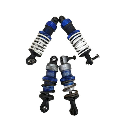 1/10th scale front and rear shocks, blue , aluminum for Kyosho FW Series? Mugen?