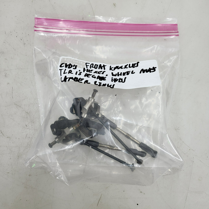 Losi TLR 22-4 front knuckles, hubs, CVD's, hexes, wheel nuts, camber links