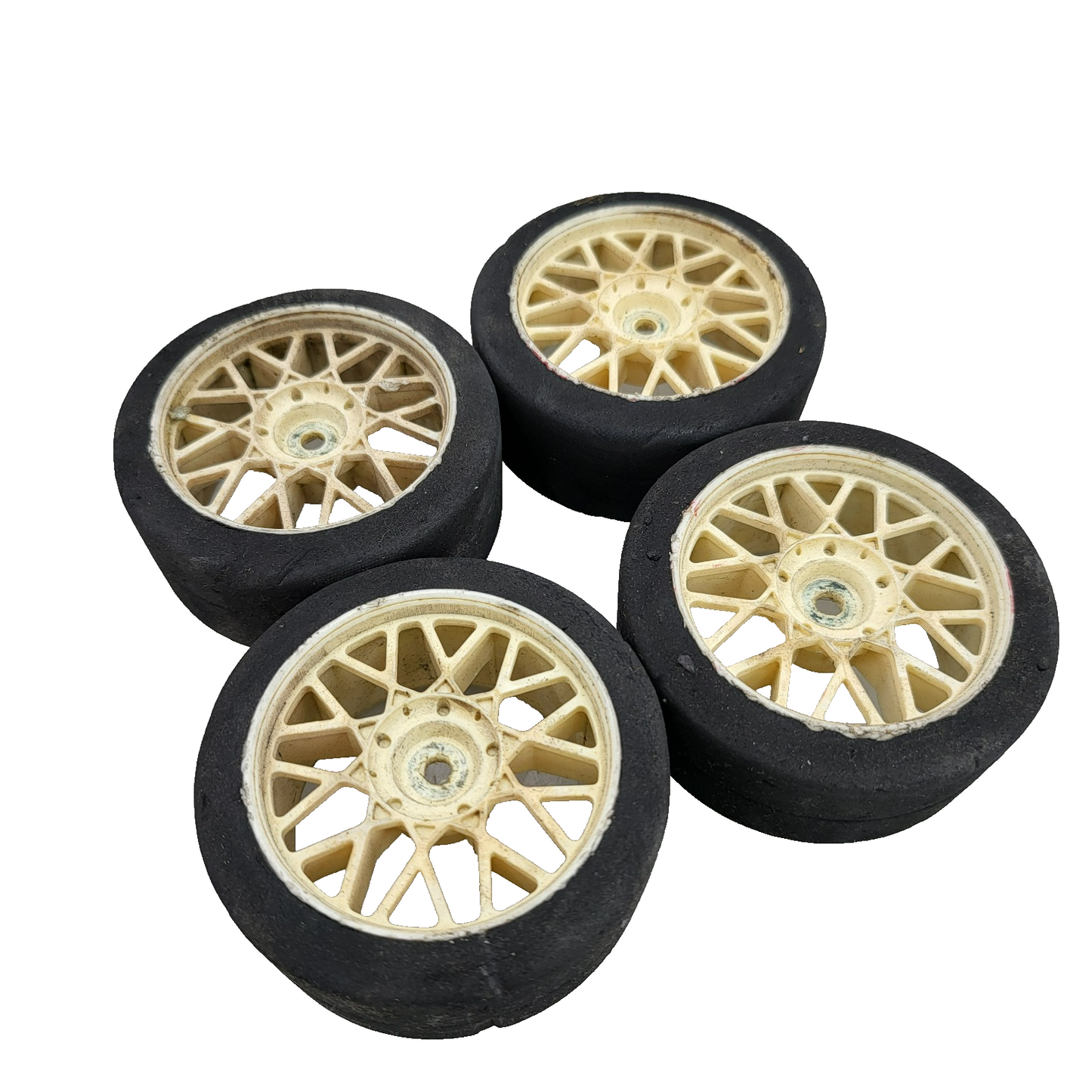 x4 unbranded mesh wheels 1/10th scale on foam tires