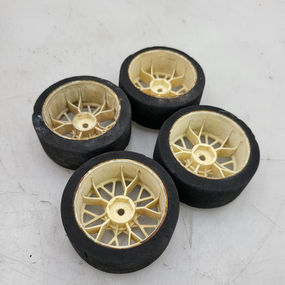 x4 unbranded mesh wheels 1/10th scale on foam tires
