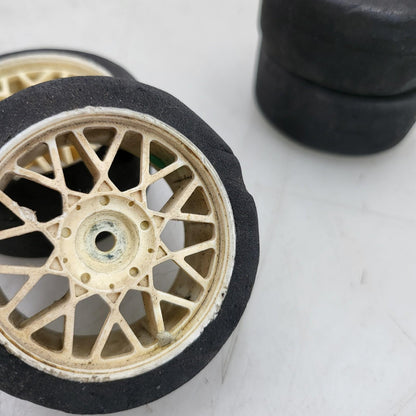 x4 unbranded mesh wheels 1/10th scale on foam tires