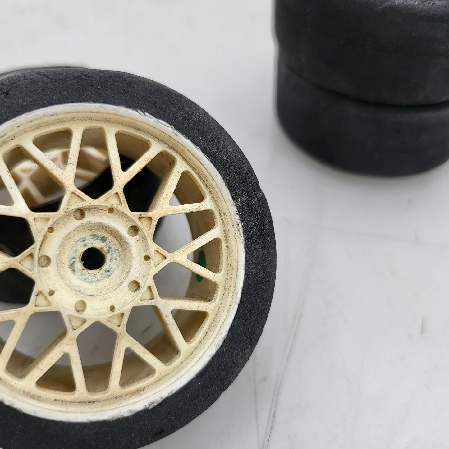 x4 unbranded mesh wheels 1/10th scale on foam tires