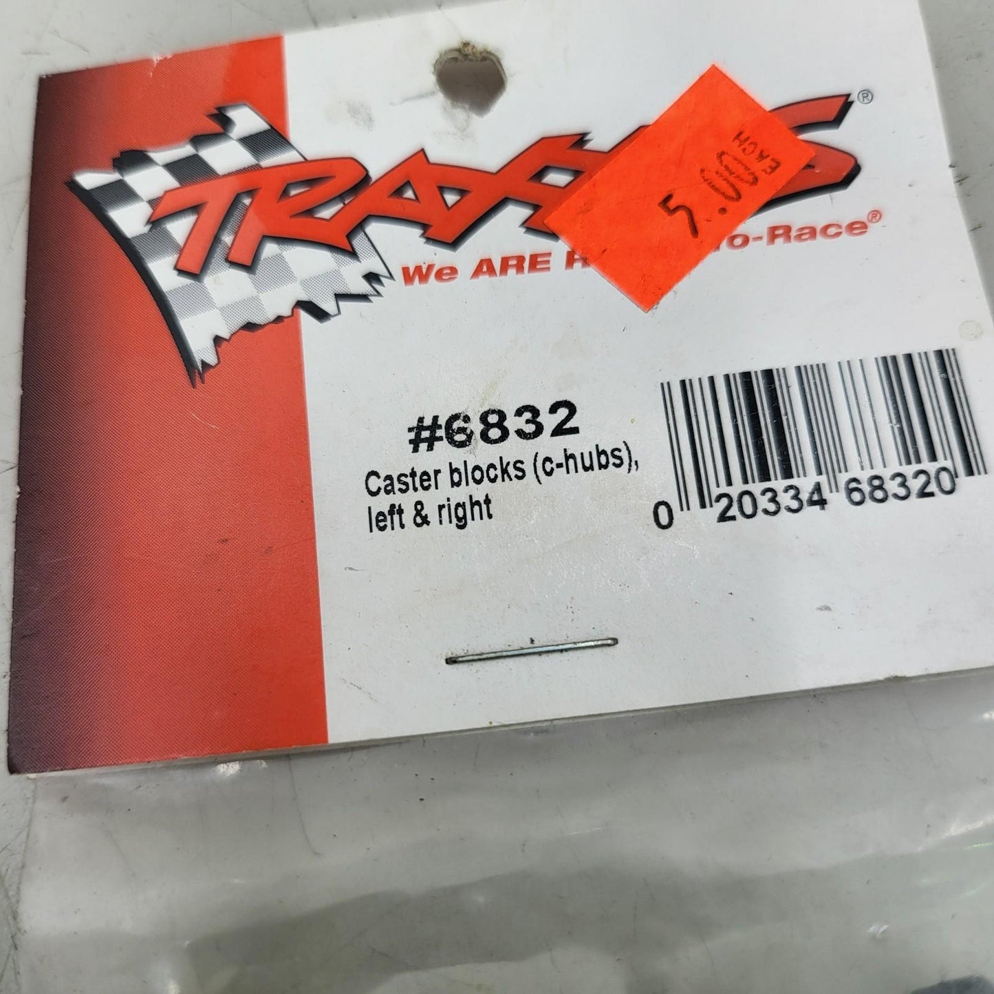 Traxxas caster block C-Hubs left and right, slash, stampede #6832