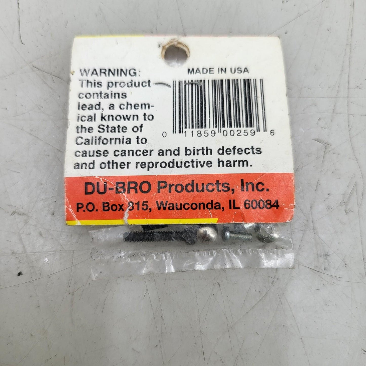 Du-Bro 4-40 E/Z Adjust ball link #259