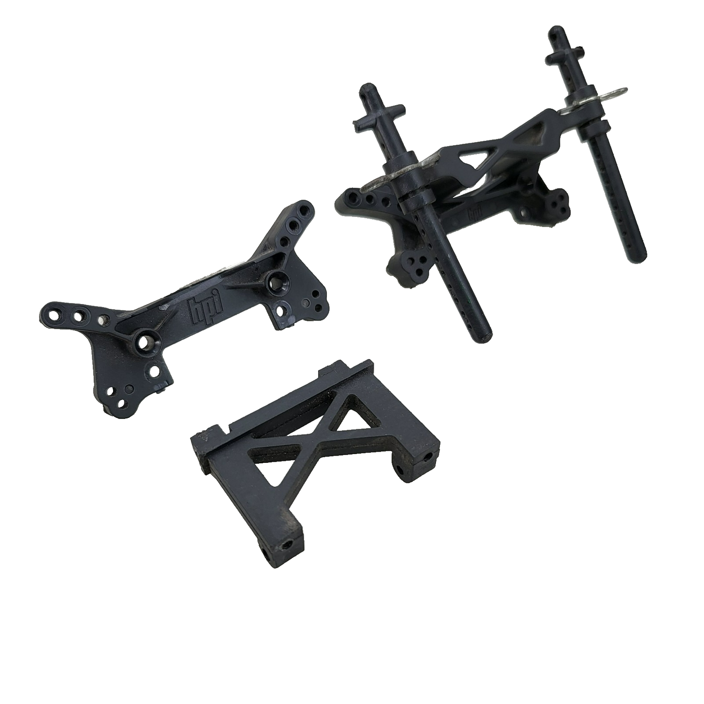 HPI racing Sprint 2 front and rear shock towers with mount and body posts