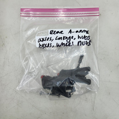 HPI Racing Sprint 2 rear A-arms, knuckles, axles, hexes, RPM links, wheel nuts