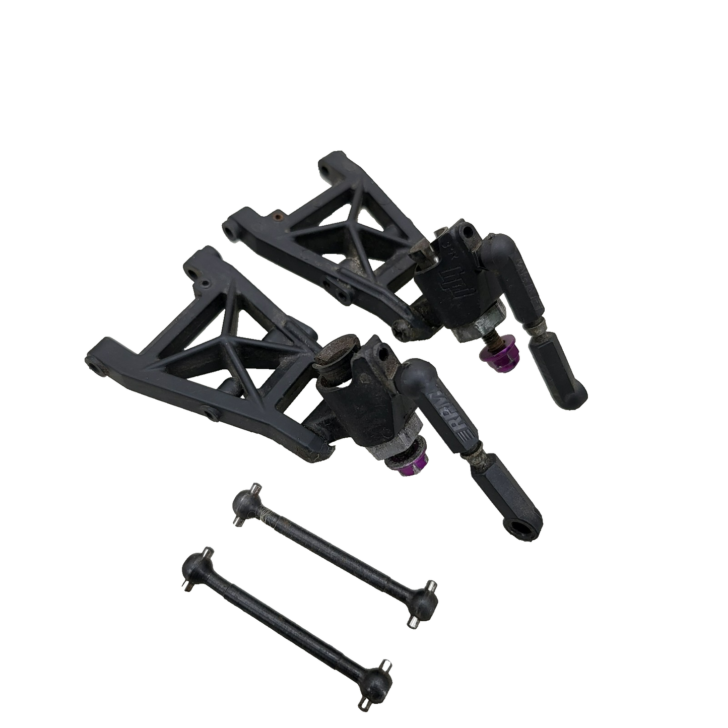 HPI Racing Sprint 2 front A arms, knuckle, axles, hexes, wheel nuts, RPM linkage