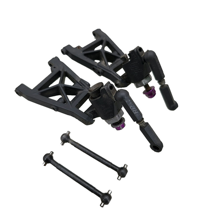 HPI Racing Sprint 2 front A arms, knuckle, axles, hexes, wheel nuts, RPM linkage