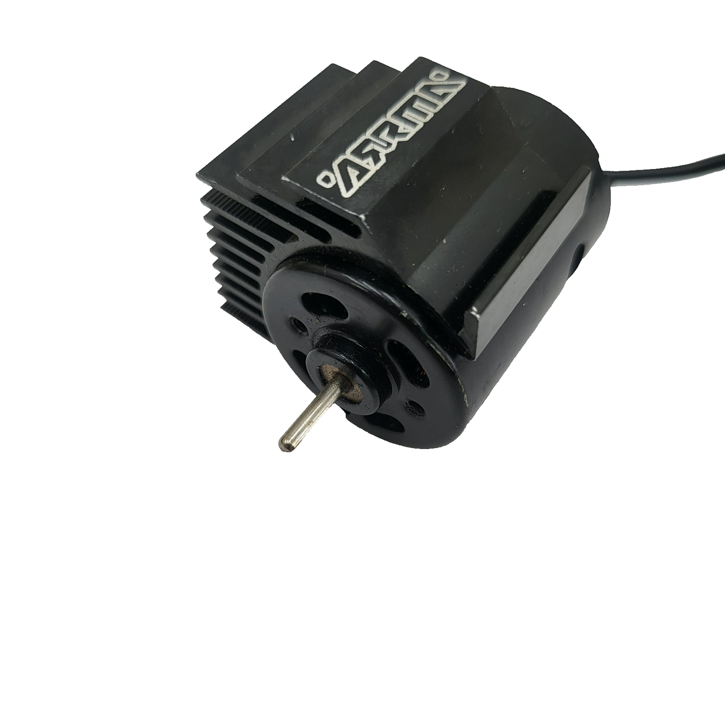 ARRMA grom brushed mega 380 motor with black heat sink, tested & working