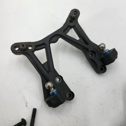 Team Associated B5M Front and rear shock towers, hardware, shock mounts