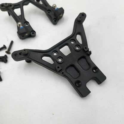 Team Associated B5M Front and rear shock towers, hardware, shock mounts
