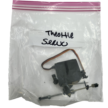 Hobao Hyper 7 throttle servo with linkage, Savox SC-0254