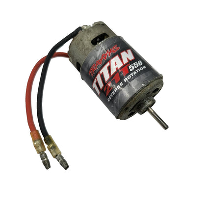 Traxxas Titan 21T 550, tested and working- makes a noise, may need bearings