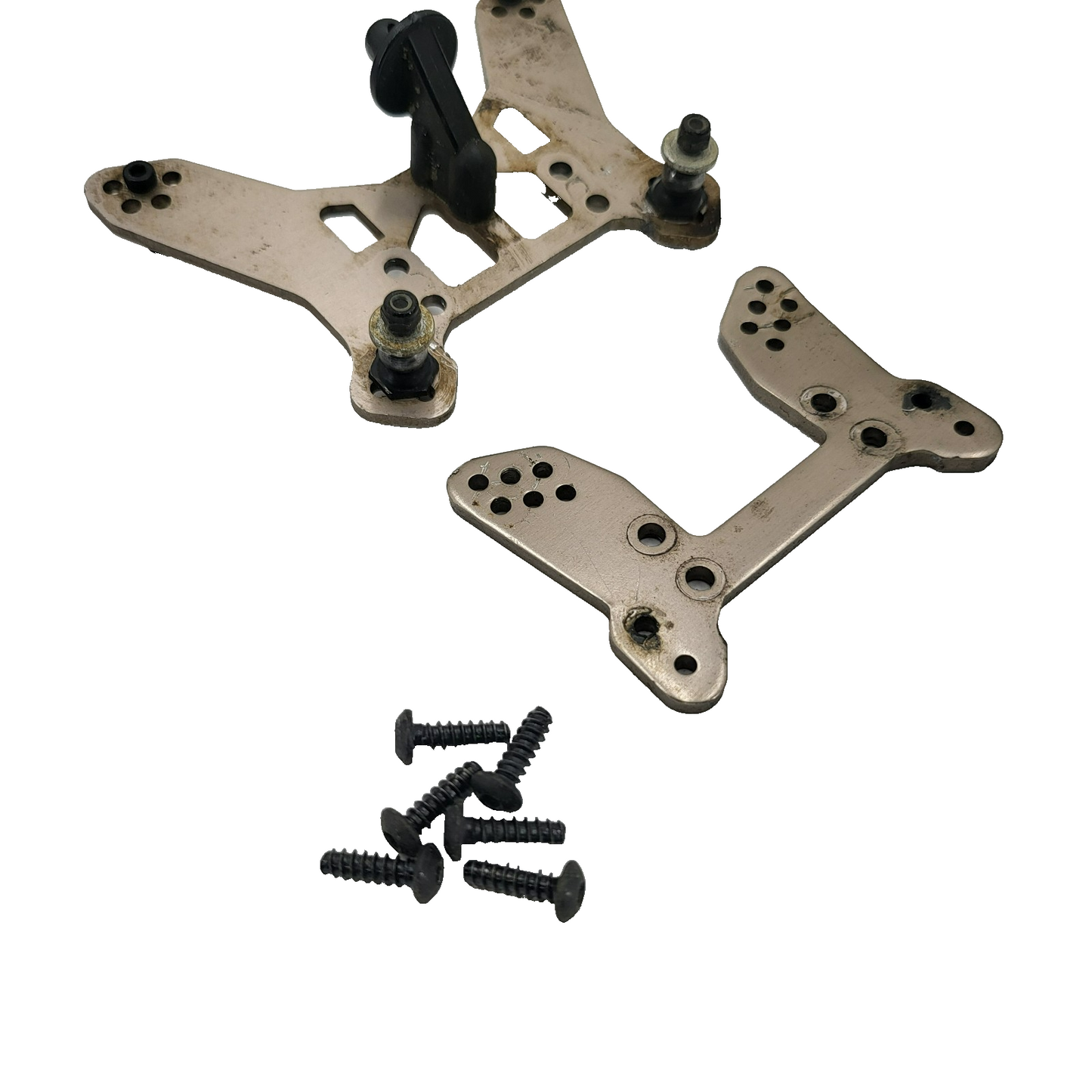 Hobao Hyper 7 PBS aluminum front and rear shock towers