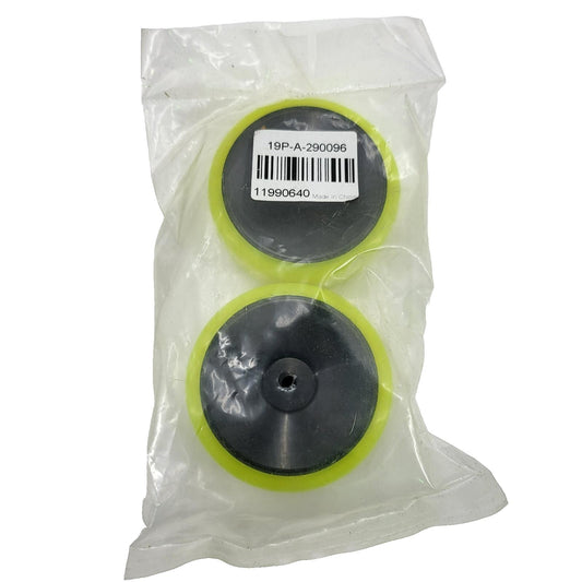 Unbranded 1/10th scale bright yellow drift wheels