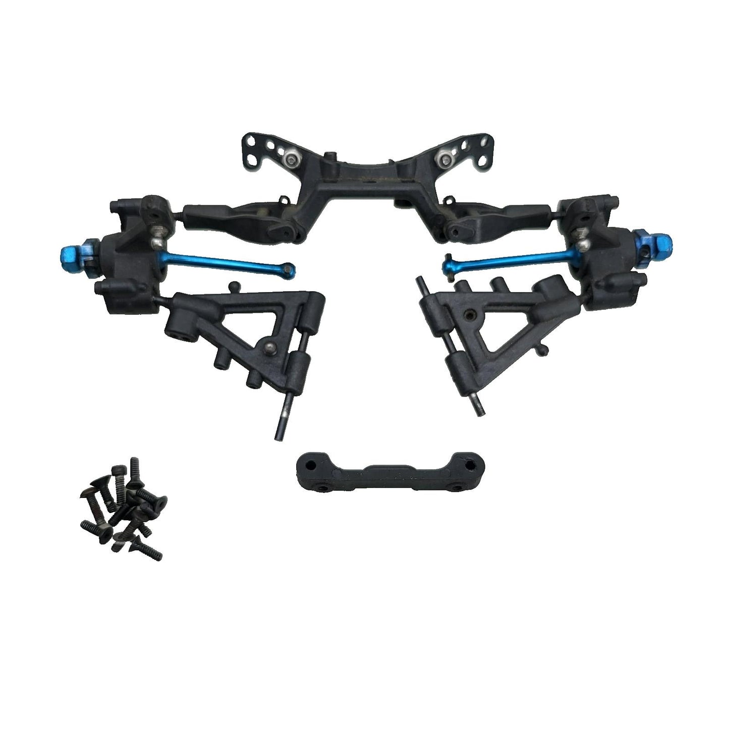 Team Associated Nitro TC3 front shock tower, knuckles, CVD's, A-arms, +