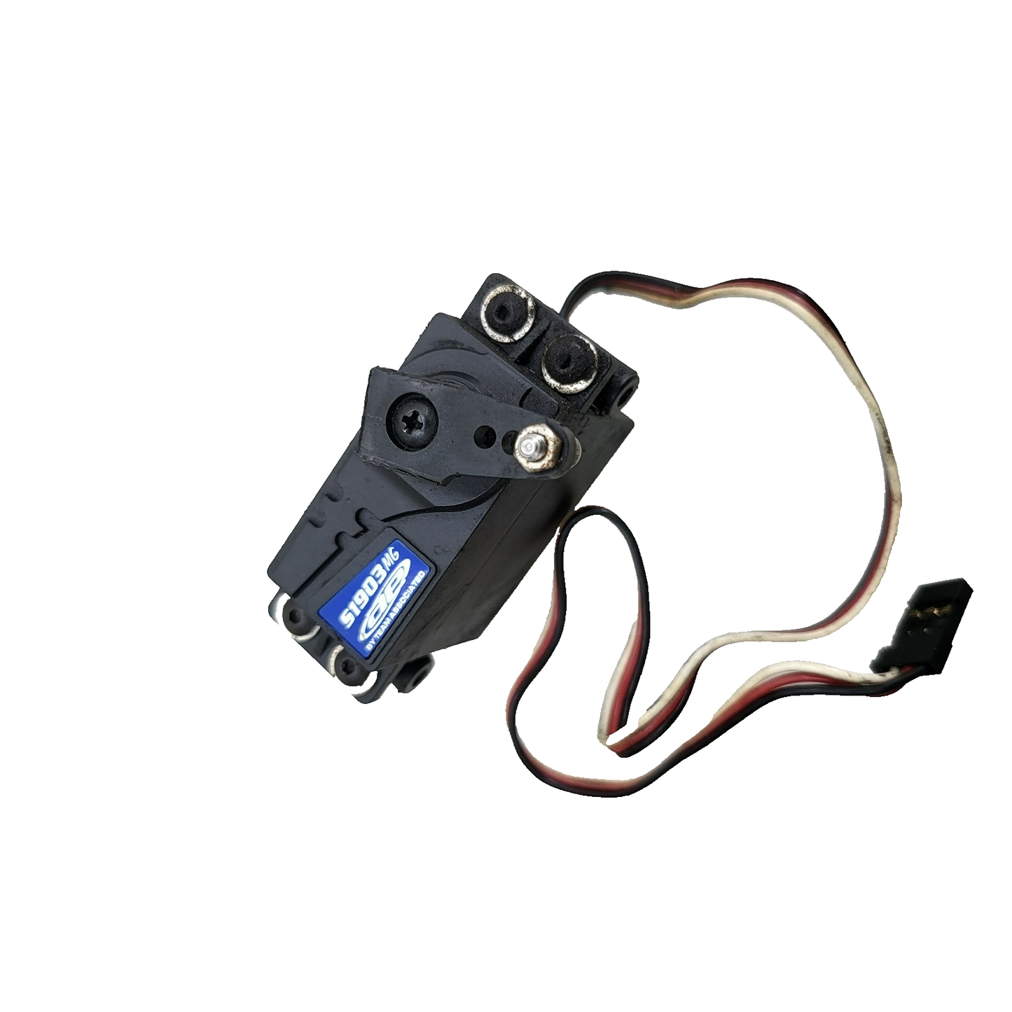 Team Associated S1903MG steering servo removed from TC3
